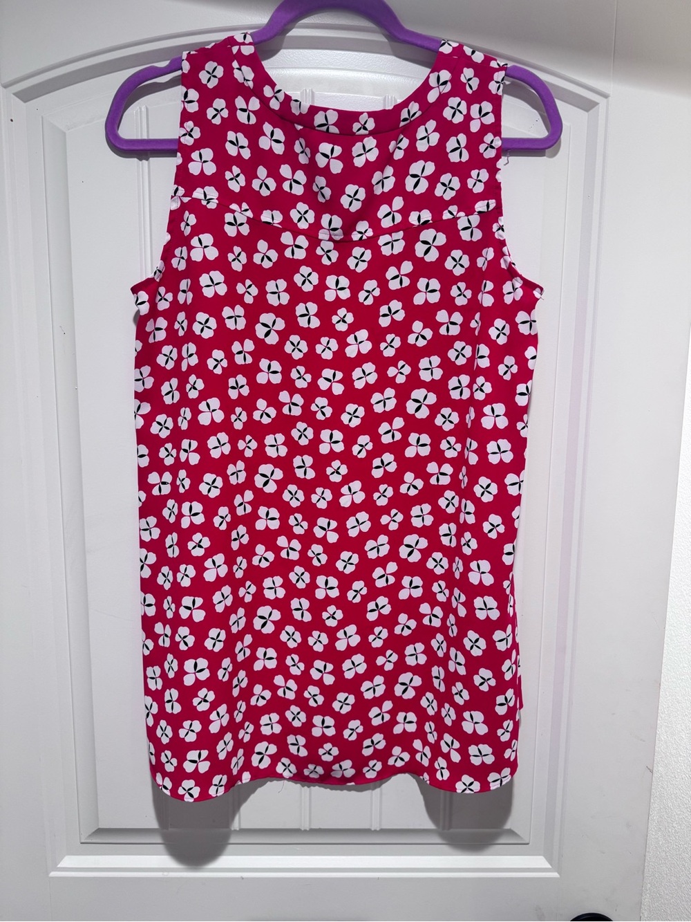 Anne Klein Red Floral Sleeveless Camisole